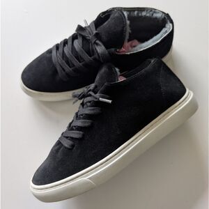 Too Boot York 270125 Women's Jada Black Suede Fashion Sneaker Size 7